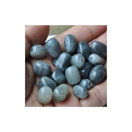 DIY accessories natural Hetian. Jade stone blue and white jade bracelet necklace - waist good partner