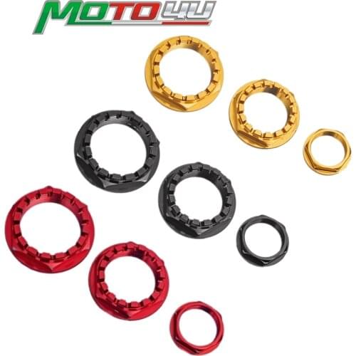 Aluminum Front Rear Wheel Racing Axle Nuts Nut Axle 3PCS For Ducati 748 / 916 / 996 / 998 / 848 Hypermotard 796 821 1100 Monster