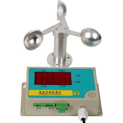 Tower crane anemometer Wharf anemometer Wind speed sensor Fishing vessel sailing anemometer Aluminum alloy blade wind speed