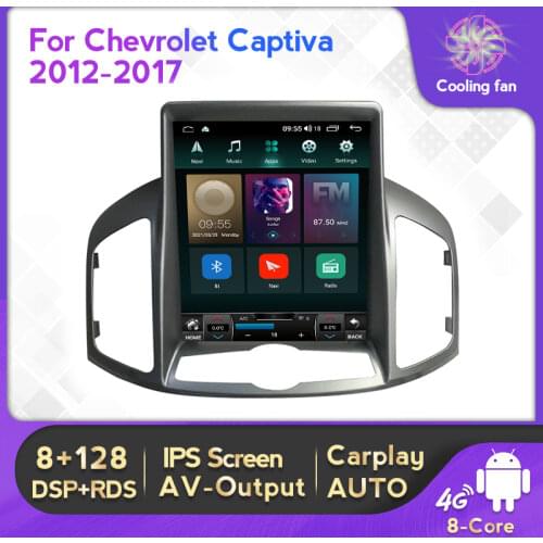 6G+128G Android 11 4G LTE RDS DSP Car Video Car Audio Player Car Multimedia Player For Chevrolet Captiva Navigation GPS NO DVD