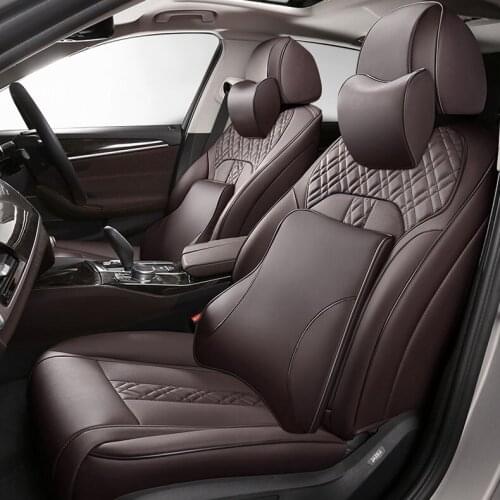 Custom cowhide car seat cover leather for auto Subaru Impreza Legacy XV Forester Outback auto produts car accessories styling