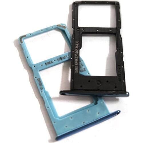 Sim Tray Holder For Huawei Honor 10 Lite SIM Card Tray Slot Holder Adapter Socket Repair Parts