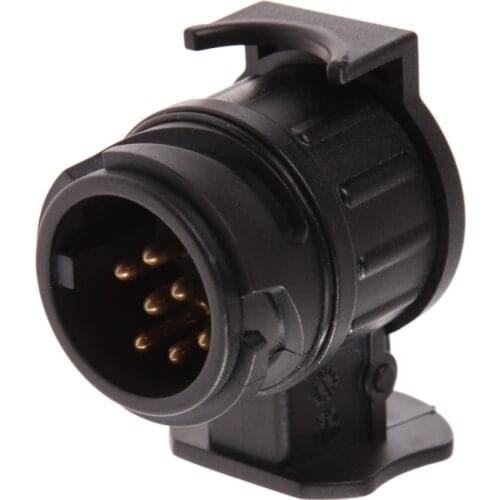 VODOOL 12V 13 To 7 Pins Plug Adapter Electrical Converter Car Truck Trailer Connector European Standard Round Hole Plug Cable