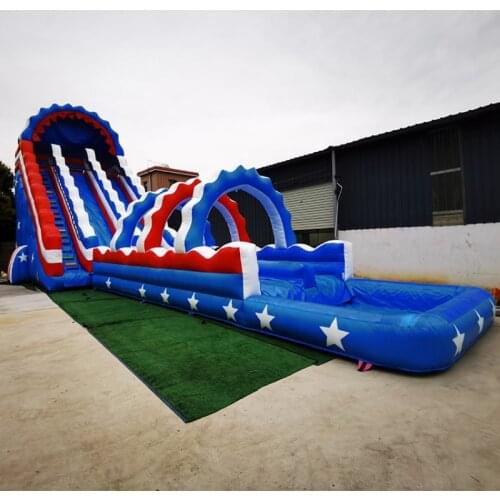 Hot sale waterproof PVC Tarpaulin material Inflatable Slide with pool Inflatable Water Slide Inflatable water slides bouncer
