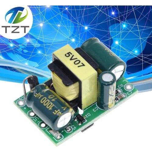 TZT 5V 700mA(3.5W) isolated switch power supply module AC 220v to 5v DC for Arduino AC-DC buck step-down module 220V turn 5V