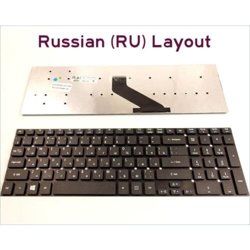 New Keyboard RU Russian Version for Acer Aspire MP-10K33U4-6981 V121762FS4 V121702AS2 Laptop