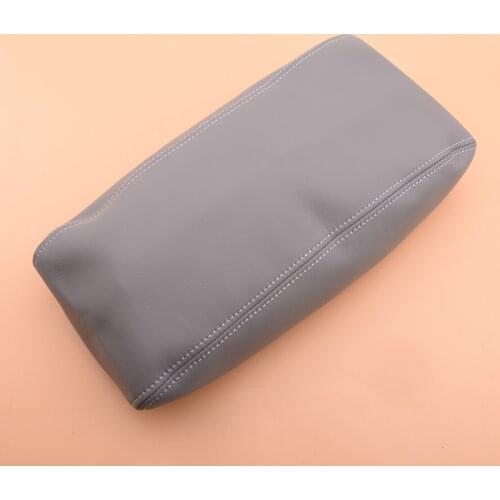 Gray PU Leather Center Console Armrest Lid Cover Fit For Jeep Grand Cherokee 2011 2012 2013 2014 2015 2016 2017 2018 2019