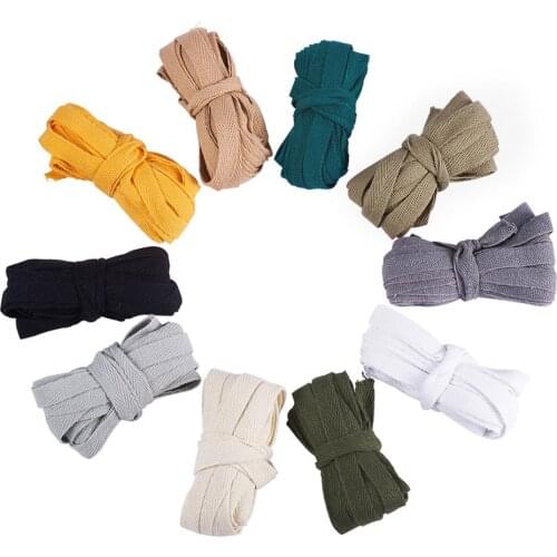 50m/set Cotton Twill Tape Ribbons Herringbone Ribbons for Sewing Craft DIY Jewelry Making Packing Garment Accessories Handmade