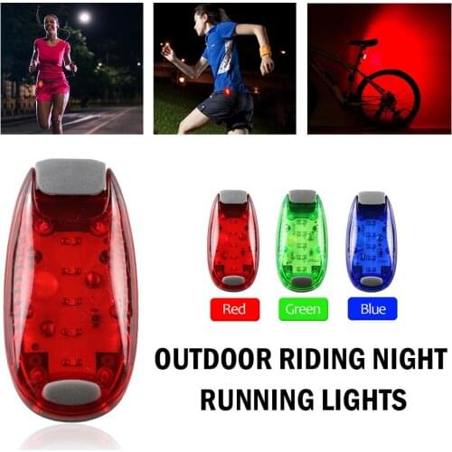 Multifunctional 5LED Bead safety warning light Outdoor Riding Night Running Alert Lamp Bicycle Backpack Lamp Helmet Lamp