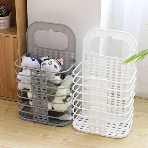 Portable Laundry Washing Dirty Clothes Bin Foldable Storage Bag Basket Hamper AU