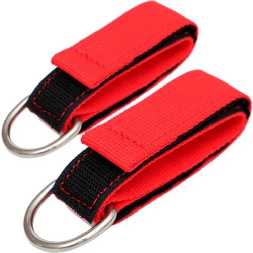 Scuba Diving Wrist Band Nylon Webbing Belt with Sticker Stainless Steel D-ring Strap Underwater Sports Equipments Dropshipping