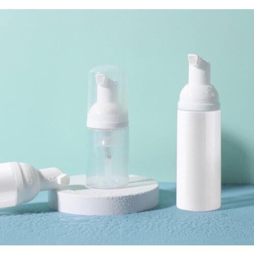 Transparent Makeup Remover Storage Bottle PET Foam Bottle Refillable Hand Sanitizer Mousse Bottle Home Supplies