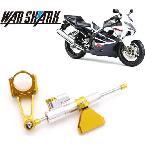Motorcycle Steering Damper Stabilizer Shock Absorber Bracket Aluminum Alloy Suitable For Honda CBR600F4I CBR 600F4I 1999-2007