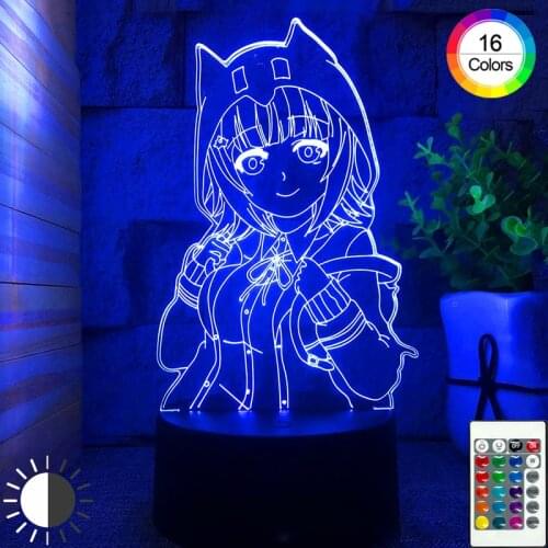 Anime Led Lamp Darling In The Franxx Zero Two Night Lights 16 Color Changes Decor for Room Childrens Lights Gifts for Friends