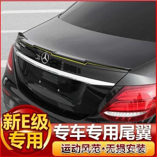 For Benz E200 W213 high quality ABS Plastic Unpainted Color Rear Spoiler Wing Trunk Lid Cover Car Styling