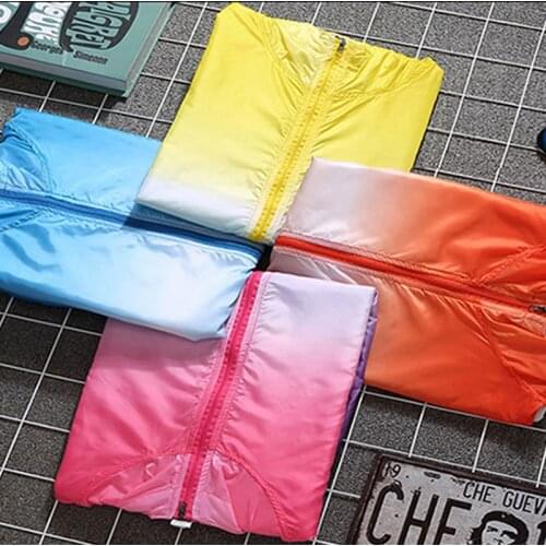 Female Outwear Jackets Ultra Light Women Summer Spring Patchwork Basic Jacket Hooded Sun Protection Waterproof Outdoors