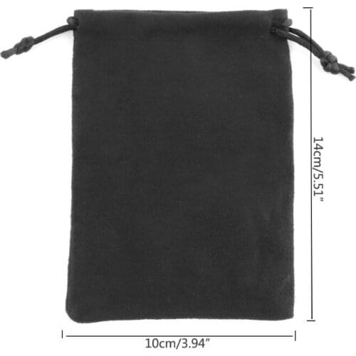 1pc Suede Dice Bag D&D Flannelette Bag Tarot Card Jewelry Drawstring Storage Bag