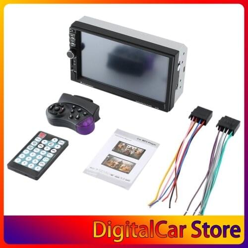 7 Inch Double 7018B 2 DIN Car FM Stereo Radio MP5 Player TouchScreen Multimedia player With Direction Control