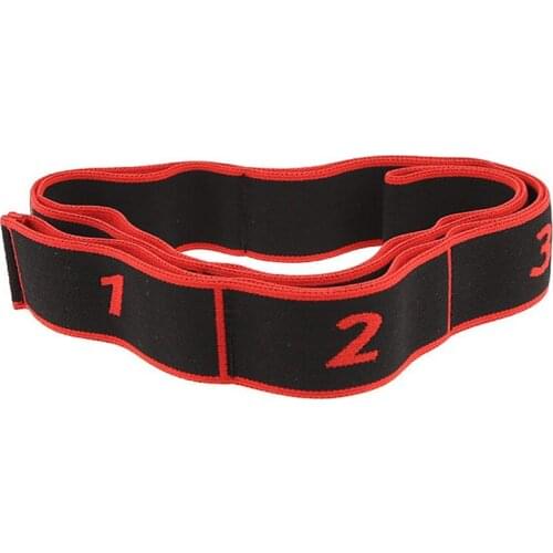 8 Grid Digital Position Elastic Band Stretch Belts for Fitness Yoga Latin Dance ASD88