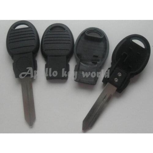 Replacement Ignition Transponder Key Shell Case For Chrysler Dodge Jeep (Can Install TPX2 TPX3 Chip)Fob Key Cover 5PCS/lot