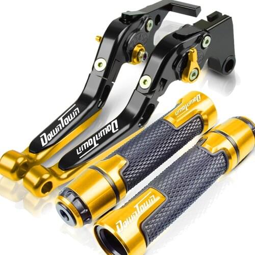 For KYMCO DOWNTOWN 125i 200i 300i 350i DT 125 200 300 350 Motorcycle CNC Brake Clutch Levers Handlebar Grip Handle Hand Grips