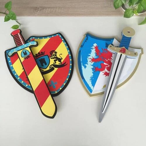 Jack Sparrow, i am Here! Newest EVA Pirate Sword Shield Set Children Cosplay Anime Movie Pirates of the Caribbean Toys for kids