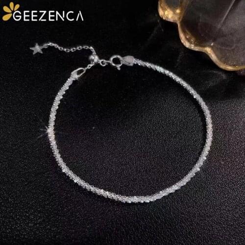 GEEZENCA Silver Bracelets
