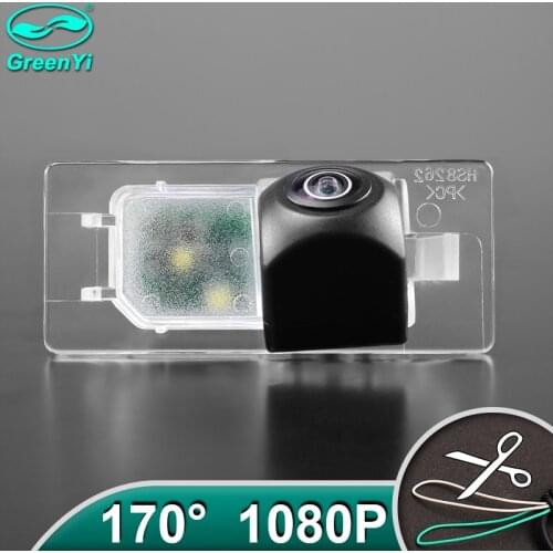 Full HD AHD 1080P Fisheye Lens Car Reverse Backup Rear View Camera For Volkswagen Touareg Porsche Cayenne Sharan Audi A3 A6 Q3