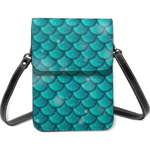 Fashion Woman Shoulder Bag Fish Scale Pattern Ladies Small Bag Wild Simple Female Daily Messenger Bag