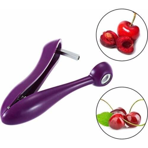 Fashionable Fruit Cherry Pitter Corer Kitchen Tool Accessories Easy Cherry Fruit Core Seed Remover Cherry Gadgets Kitchen Tools