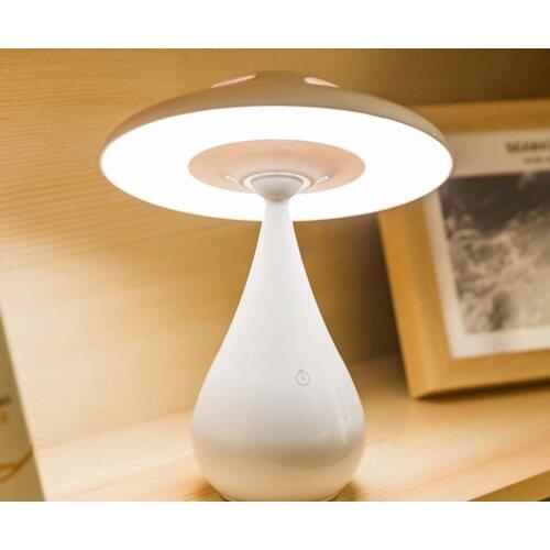 Air Purification Desk Lamp Rechargeable Mushroom Dimmer Touch Light Eyes Simple Fashion Creative Reading LED Light