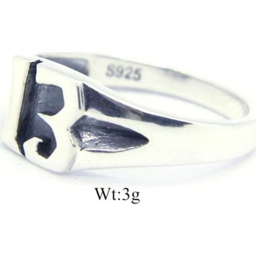 Size 6-10 New 925 Sterling Silver Number 13 Ring Newest Lady Girls S925 Lucky 13 Ring