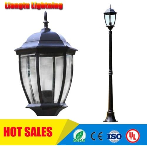 Street light Garden pole lamp led road lighting villa courtyard aluminum light fitting waterproof 220v/110v