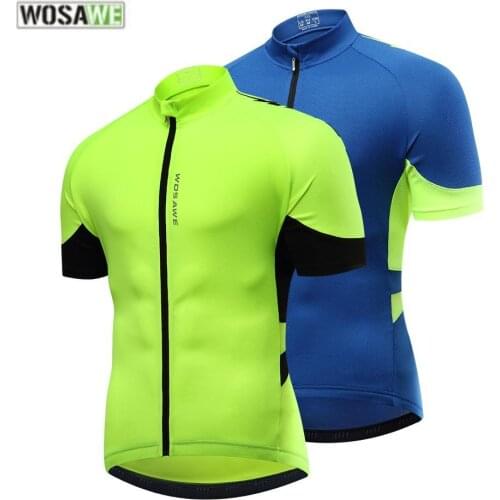 WOSAWE Men Summer Cycling Jersey Maillot Shirt Mountain Bike Downhill MTB Motocross Jersey Female High Quality Bicycle Clothing