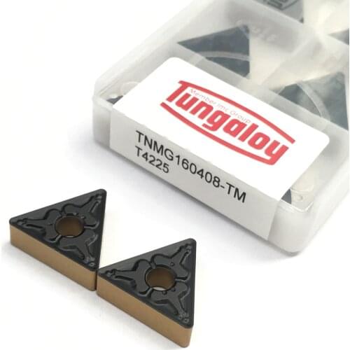 100% Original 10PCS TNMG160408 TM T4225 Sale Carbide Inserts Turning Tool Metal CNC Machine Parts Tool For Machining Steel Parts