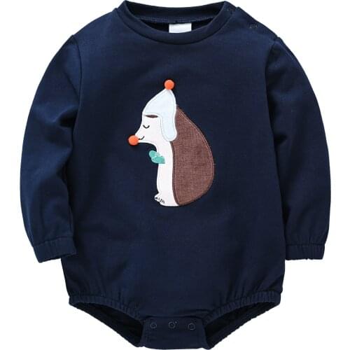 2021 Newborn Baby Boys Bodysuit Cotton Cute Toddler Onesies Cartoon Animals Dog Fox Jumpsuit Underwear Infant Girls One Piece