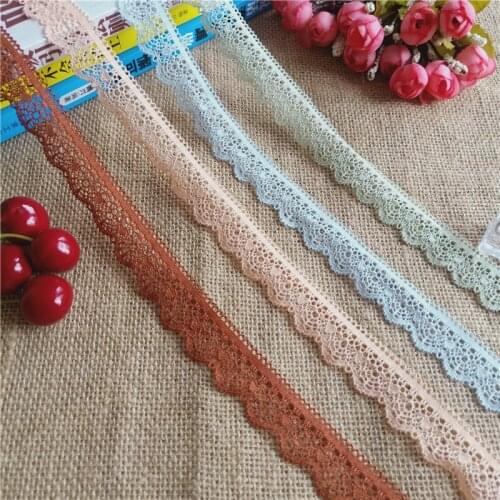 S2024 2.2CM Elastic soft Mesh eye spandex Elastic African multicolor lace ribbon used to decorate dress underwear
