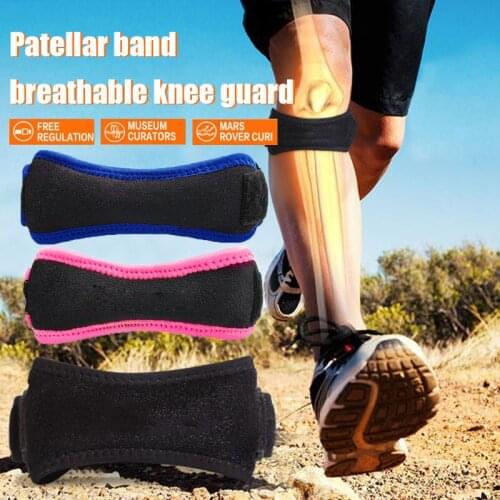 Hot Sale Soft Brace Knee Protector Belt Adjustable Breathable Patella Tendon Strap Guard Support Pad New N66