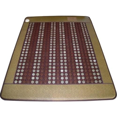 Far infrared heating mattress, jade&ocher Germanium Thermal heated Massage Cushion heating sleeping mattress 1.2*1.9M
