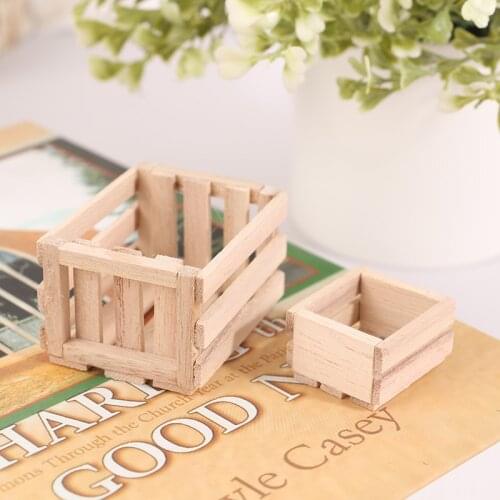 New Arrival 1:12 Dollhouse Miniature Vegetable Fruits Storage Basket Furniture Accessories