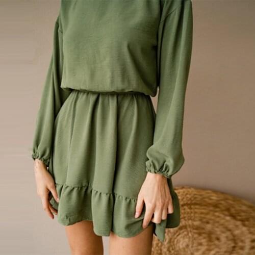MOARCHO Green Summer Dresses