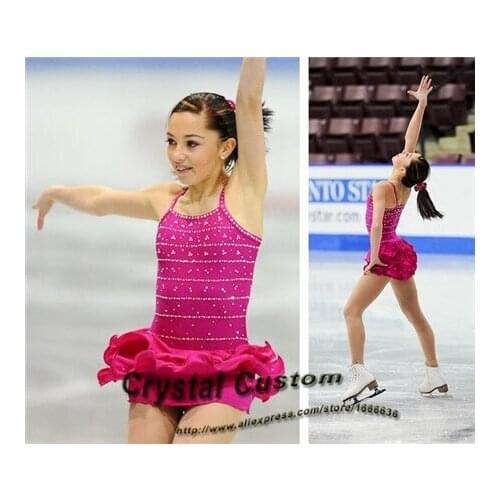 Ice Figure Skating Dress For Kids Fashion New Brand Figure Skating Dress For Competition DR3540