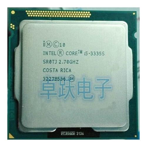 Intel I5-3335S I5 3335S CPU Processor 2.7GHz LGA 1155 65W 22nm Quad Core scrattered pieces