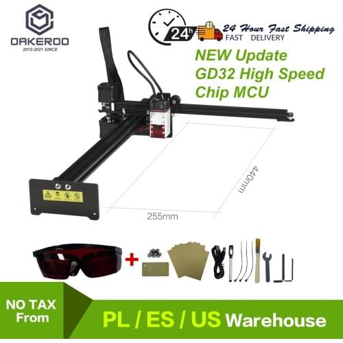 EU Dropshipping NEJE Master 2S Plus 30w Mini Laser Engraving Machine,Diy Laser Engraver for Leather Acrylic Rubber Plywood Metal