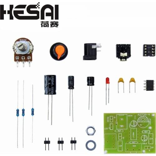 Smart Electronic DIY Kit LM386 Super Mini Audio AmplifierSuite Trousse LM386 Amplificador Module Board 3.5mm 3-12V
