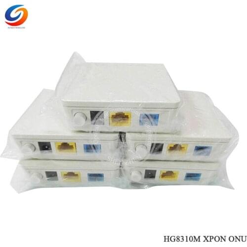 10pcs Apply to ONU GPON EPON ONT Hua Wei HG8310M XPON With Adapter 1GE FTTH English Version SC APC Port Router Original