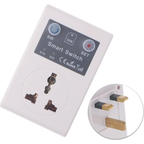 2020 New EU/UK 220V Phone RC Remote Wireless Control Smart Switch GSM Socket Power Plug