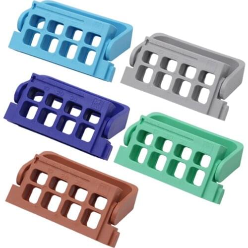 5pcs Dental Endo Dispenser Endodontic File Drill Stand Holder 16Holes 5 Colors Autoclavable Bur Holder Dental Lab Equipment Tool