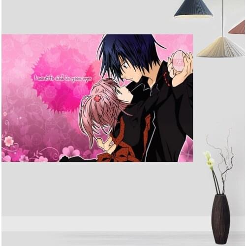 Custom Shugo Chara Anime Poster Wall For Living Room Art Poster Decoration Silk Fabric Bright Smooth No Frame Morden Print Wall