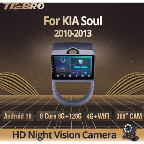 2DIN Android 10 Car Radio For KIA Soul 2010-2013 Stereo Receiver GPS Navigation Auto Radio DSP Car Video NO 2DIN DVD Player IGO